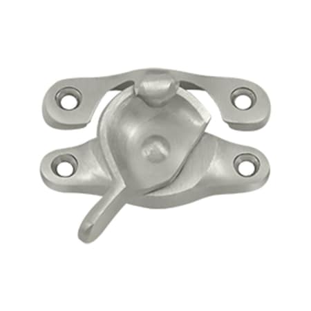 Dendesigns 0.93 x 2.62 in. Window Sash Lock, Satin Nickel - Solid DE134497